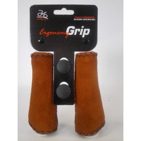 Jet Ergonomy velúr kormánymarkolat, 135mm, barna