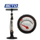 Beto CMP-069 álló Kerékpárpumpa nyomásmérővel titán színű, dupla fej (LD)