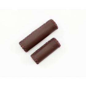 Litchi Pattern kormány markolat, szivacs, 90/120 mm, barna