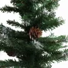 Műfenyő cserépben, hófödte fenyő, 60 cm, asztalra, dekoráció