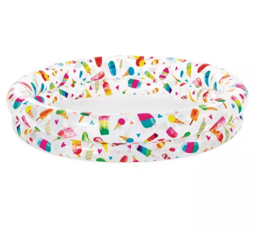 Felfújható kerti medence ICE CREAM 122x25 cm INTEX 59421