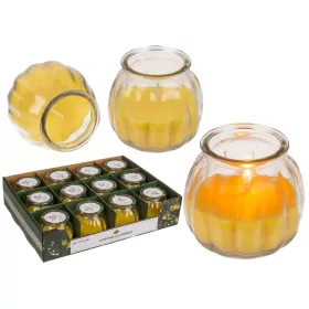 Citronella - szúnyogriasztó gyertya üvegben