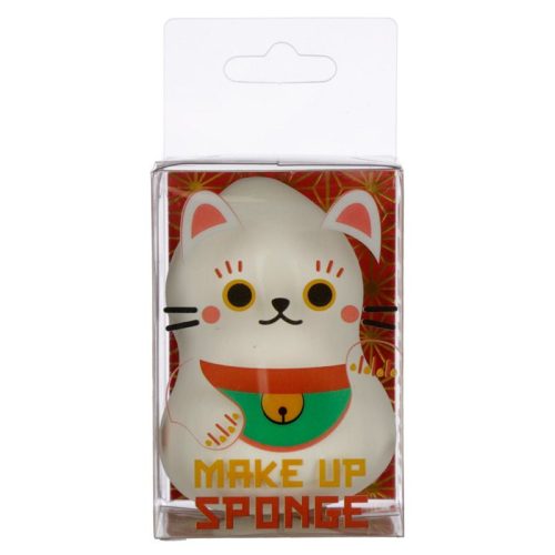 Lucky Cat Maneki Neko kozmetikai szivacs