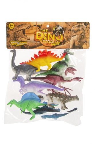 Nagy dinoszauruszfigurák 8 darab egy zacskóban