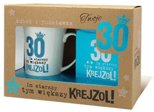 Születésnapi bögre állvánnyal - 30