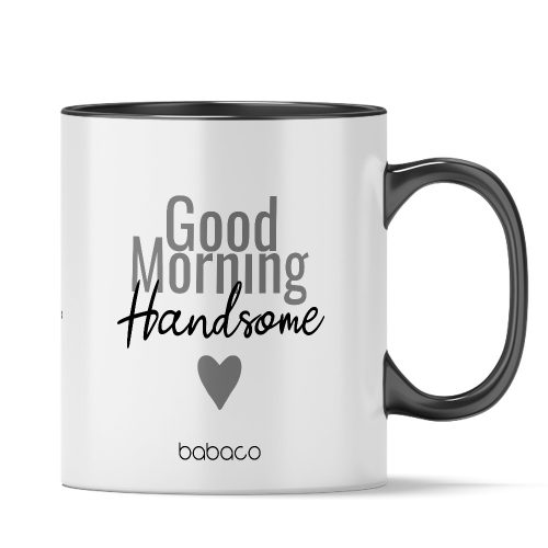 Good Morning Handsome kerámia bögre - Babaco licenccel rendelkező termék