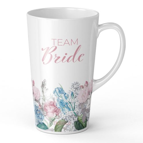 Kerámia XL Latte bögre leánybúcsúra - Team Bride