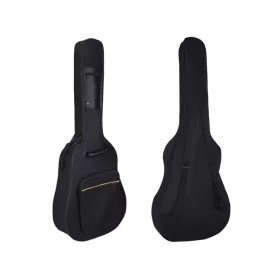   Tartós magas borítású gitártáska védő vízálló fekete 7880