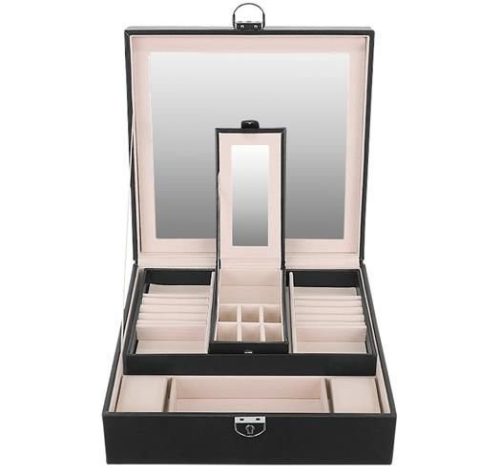 Ékszeres doboz - fekete Beautylushh