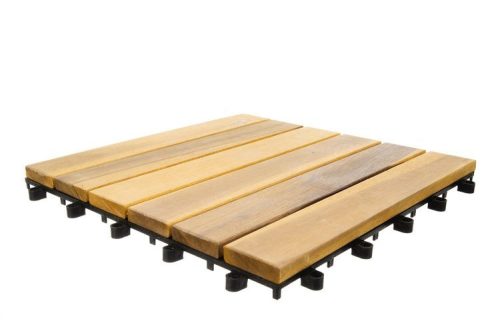 30x30cm matt fa csempe - 10 darabos készlet