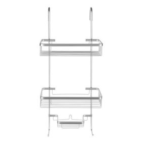 Falra akasztható zuhanypolc - ezüst