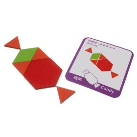 Oktatási puzzle - geometriai ábrák