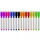 Set markere cu stergere uscata, 16 bucati, 8 culori, capac cu burete si magnet, multifunctionale