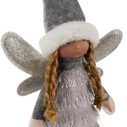 Tündér - szürke karácsonyi figura max5900779945135