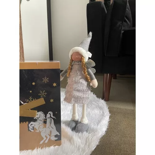 Tündér - szürke karácsonyi figura max5900779945135