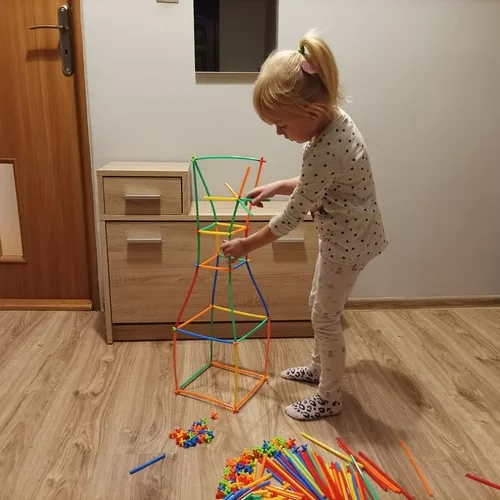 Pálcikás építőjáték készlet 408 db. 22408