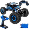 Rock Crawler off road játékautó, távirányító, 4x4, 2,4 GHz, 1:18, kék