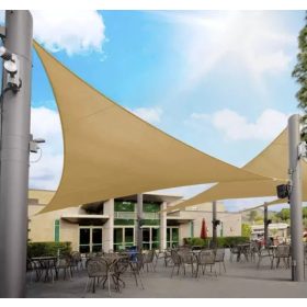 Árnyékoló vitorla 4x4x4 bézs
