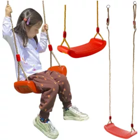 Műanyag hinta - piros 23555