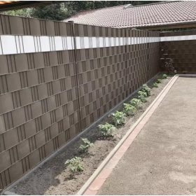 Kerítésszalag 19cmx35m 450g/m2 barna