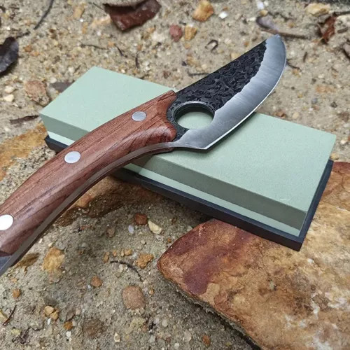 Késélező készlet, kövek, bőr, állvány