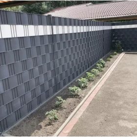 Kerítésszalag 19cmx26m 700g/m2 antracit