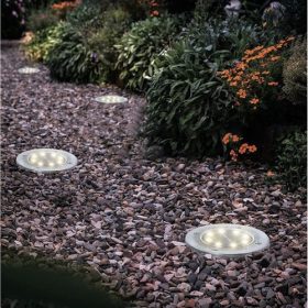 Napelemes kerti lámpák - 12 db