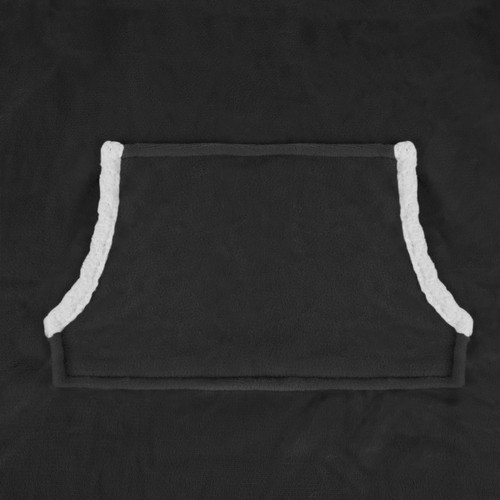 XXL pulóver - takaró fekete