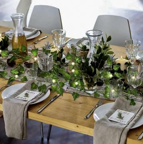 Mesterséges borostyán + LED