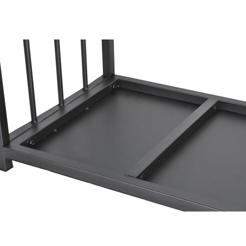 Tűzifa állvány, fekete