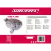 KRUZZEL Fókás plüsspárna, 50 cm, szürke