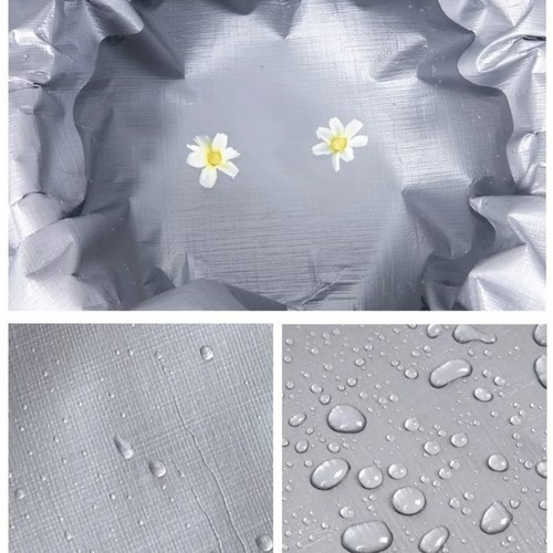 Ponyva 3x4m, szürke