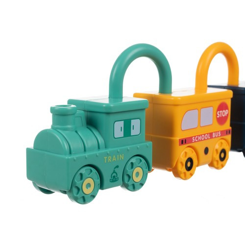 Oktató puzzle - játékautó