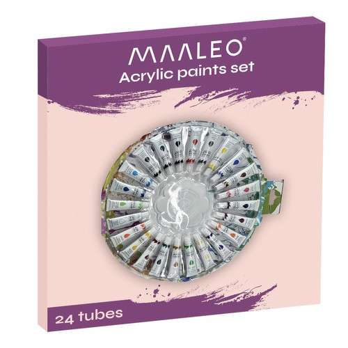 Akril festékek 12ml - 24 db-os  készlet