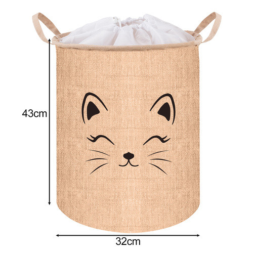 Rendszerező játékokhoz és ruhákhoz, Kruzzel, XL, bézs nyomattal, 32x43cm