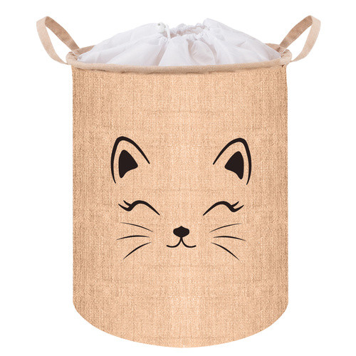 Rendszerező játékokhoz és ruhákhoz, Kruzzel, XL, bézs nyomattal, 32x43cm