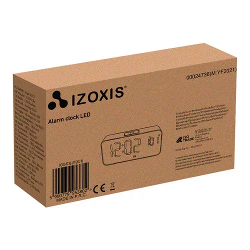 Ébresztőóra - LED óra Izoxis 24736