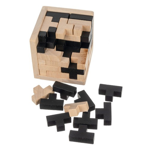 Fából készült puzzle - fejtörő