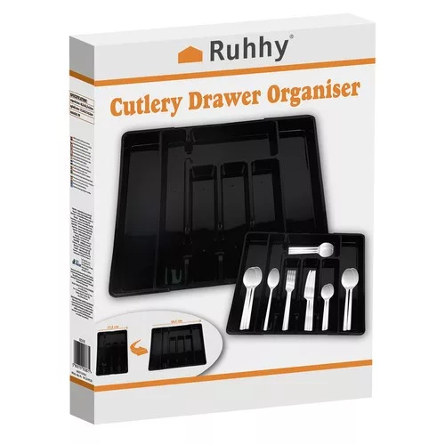 Suport reglabil pentru tacâmuri din plastic – Ruhhy 24748