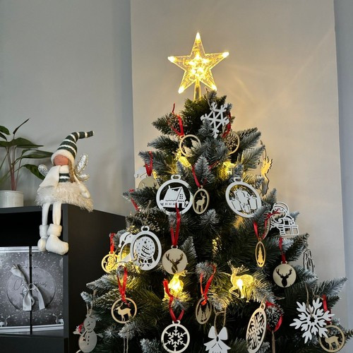 LED karácsonyfa csúcsdísz csillag