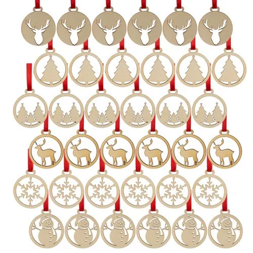 Karácsonyfa díszek - 36db