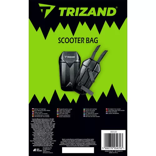 rollerre / biciklire akasztható táska, fekete, vízálló, 5 l