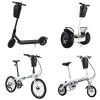 rollerre / biciklire akasztható táska, fekete, vízálló, 5 l