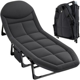 Kempingágy matraccal, 200 x 65 x 30 cm