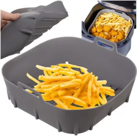   Inserție din silicon pentru friteuza cu aer Ruhhy 25464, reutilizabilă
