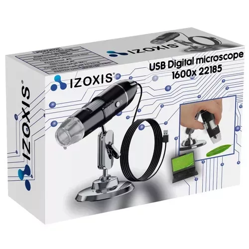 USB digitális mikroszkóp 1600x Izoxis 25467