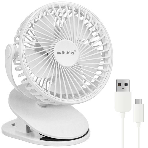Akkus ventilátor fehér Ruhhy 25566