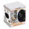 Fekete vezeték nélküli ventilátor Ruhhy 25567