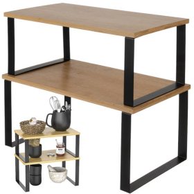 Bambusz konyhai polc - 2 db Ruhhy 25661