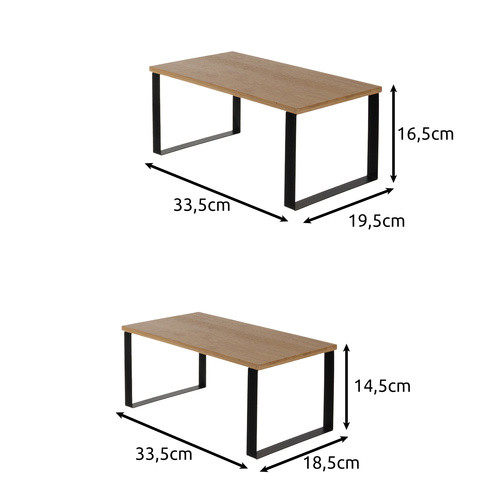 Bambusz konyhai polc - 2 db Ruhhy 25661